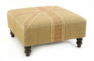 Lot 564 - A modern square footstool