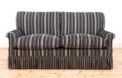 Lot 6 - A modern two-seater sofa by Howard Chairs Ltd.