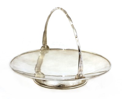 Lot 653 - A silver basket