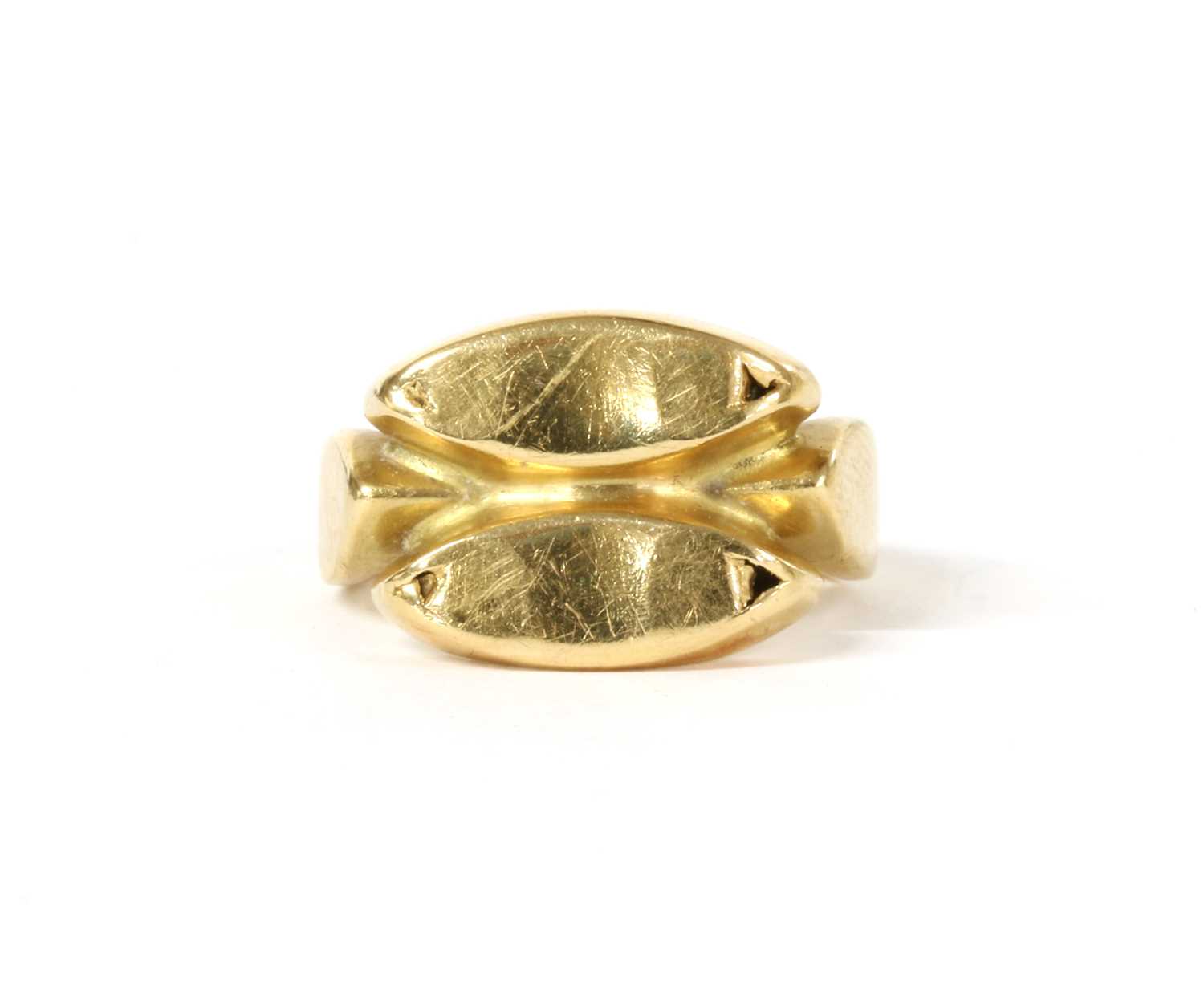 Lot 85 - A gold ring, by Georg Jensen