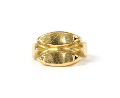 Lot 85 - A gold ring, by Georg Jensen