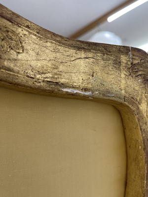 Lot 27 - A pair of French Louis XV giltwood fauteuils à la reine
