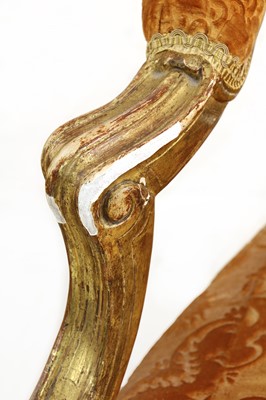 Lot 27 - A pair of French Louis XV giltwood fauteuils à la reine