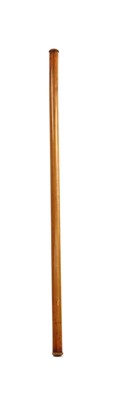 Lot 378A - A turned walnut curtain pole