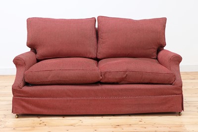 Lot 33 - A modern two-seater sofa