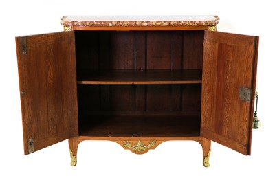 Lot 55 - A Royal French Louis XV kingwood, tulipwood, sycamore and parquetry inlaid meuble d'entrée