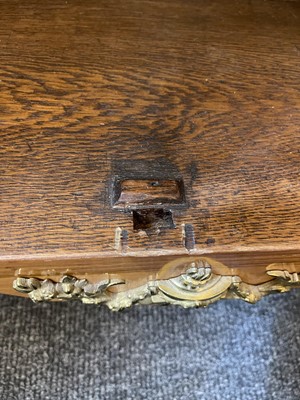 Lot 55 - A Royal French Louis XV kingwood, tulipwood, sycamore and parquetry inlaid meuble d'entrée