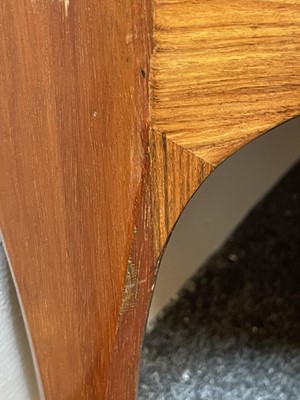 Lot 55 - A Royal French Louis XV kingwood, tulipwood, sycamore and parquetry inlaid meuble d'entrée