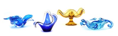 Lot 172 - A collection of four glass bowls