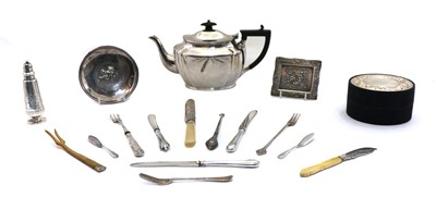 Lot 4 - An Italian silver mounted trinket box