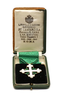 Lot 73 - Italy, Order of St Maurice and St Lazarus, Knight