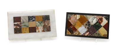 Lot 82 - Two Italian grand tour specimen marble paperweights