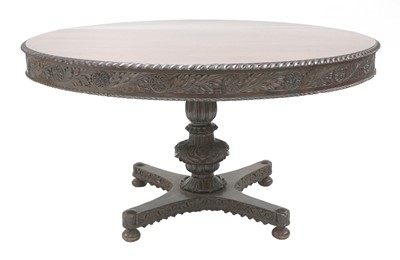 Lot 95 - An Anglo-Indian padouk centre table