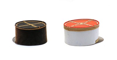 Lot 95 - A French military hat inscribed Ercole D'Application Cavalerie & Train, Saumur Plazanet
