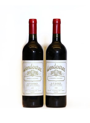 Lot 274 - Shiraz Mataro, Wendouree, A.P. Birks, Clare Valley, 1997, two bottles