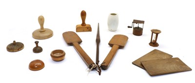 Lot 141 - Antique butter related items