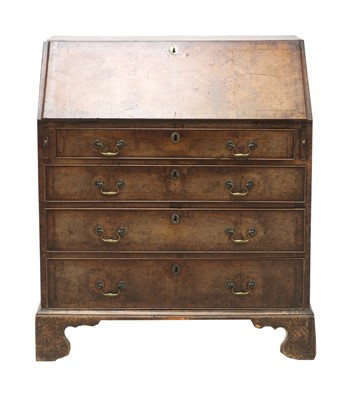 Lot 234 - A George III mahogany bureau