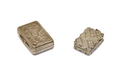 Lot 12 - A Victorian silver vinaigrette