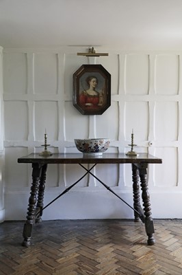 Lot 205 - A Spanish walnut table