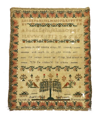 Lot 163 - A Norfolk sampler