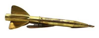 Lot 101 - A brass harpoon ship log by T Walker