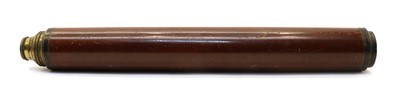 Lot 213 - A single draw telescope