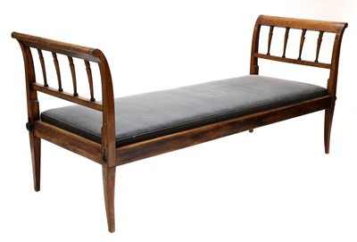 Lot 664 - A Copenhagen mahogany bench