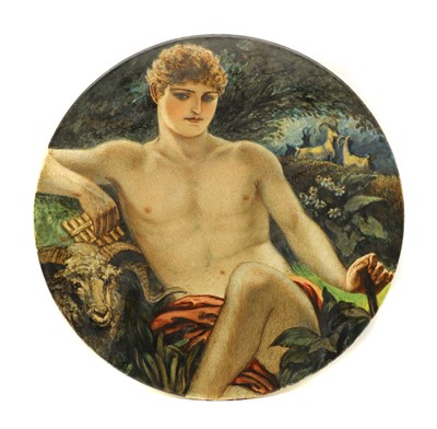 Lot 195 - A possibly Austrian porcelain panel