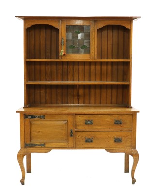 Lot 357 - An Arts and Crafts oak dresser