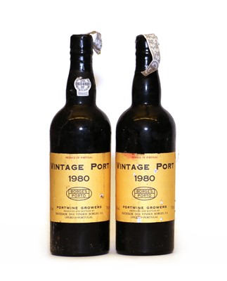 Lot 318 - Borges, Vintage Port, 1980, two bottles