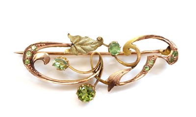 Lot 168 - A Russian Art Nouveau brooch