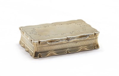 Lot 48 - A Victorian silver box