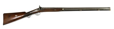 Lot 730 - A percussion sporting gun