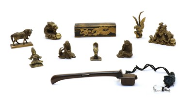 Lot 178 - A collection of Asian metalwork