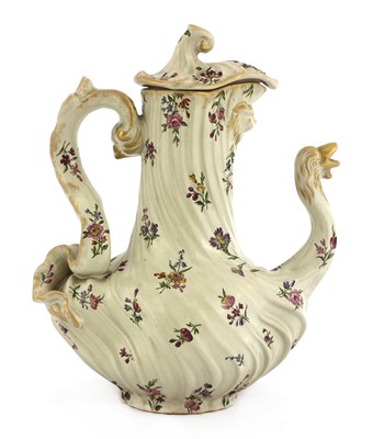 Lot 32 - An Émile Gallé faience teapot