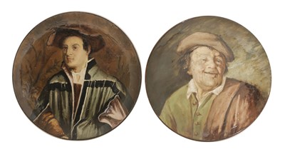 Lot 36 - Two Émile Gallé chargers