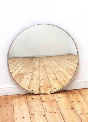 Lot 596 - A convex wall mirror