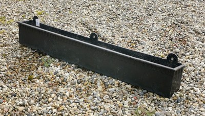Lot 482 - A cast iron window trough