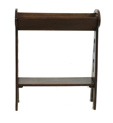 Lot 454 - An Arts and Crafts oak book trough