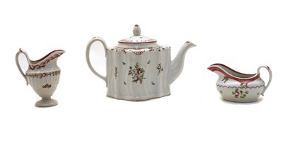 Lot 62 - A Newhall teapot and cover