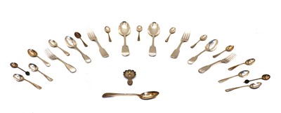 Lot 30 - Mixed silver cutlery