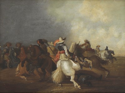 Lot 274 - Attributed to Jan Jacobsz. van de Stoffe (Dutch, 1610-1682)