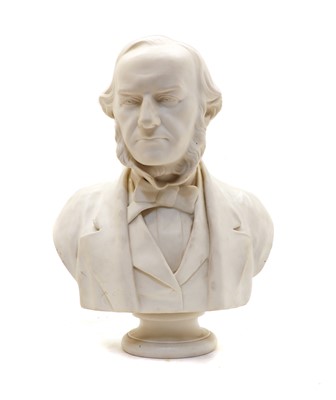 Lot 181 - A Victorian Adams & Co Parian ware bust