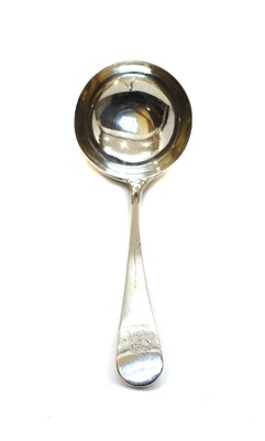 Lot 19 - A George III silver ladle