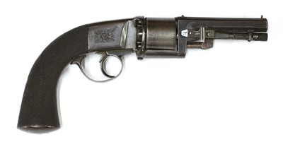 Lot 741 - A good six-shot Harvey's patent revolver