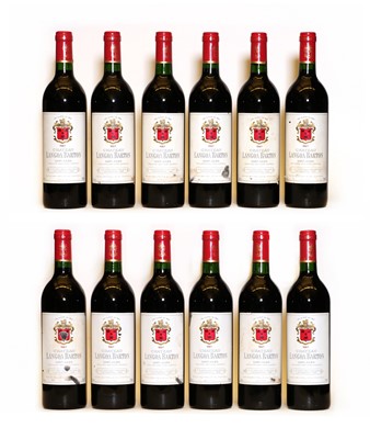 Lot 151 - Chateau Langoa Barton, 4eme Cru Classe, St Julien, 1987, twelve bottles