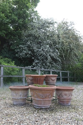 Lot 68 - A collection of terracotta garden pots