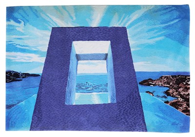 Lot 475 - A Surrealist carpet or wall hanging