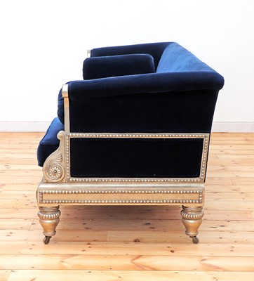 Lot 468 - A modern Regency-style sofa