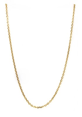 Lot 1138 - A gold filed trace link chain